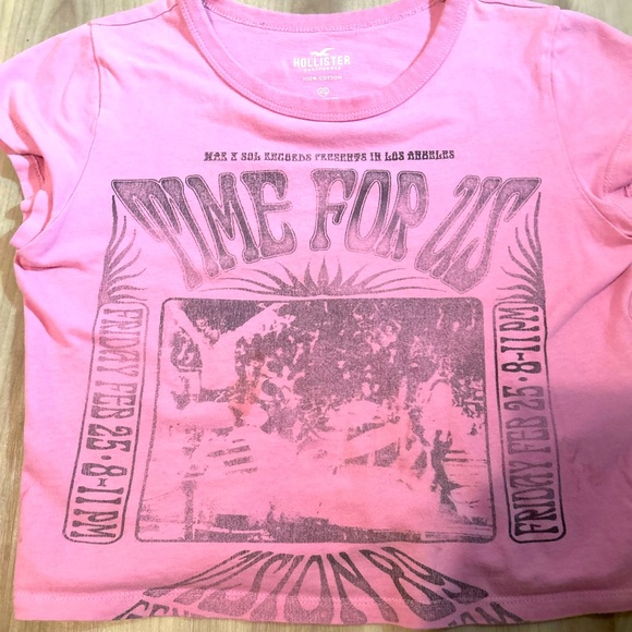 Hot Pink Hollister Top - Picture 1 of 2